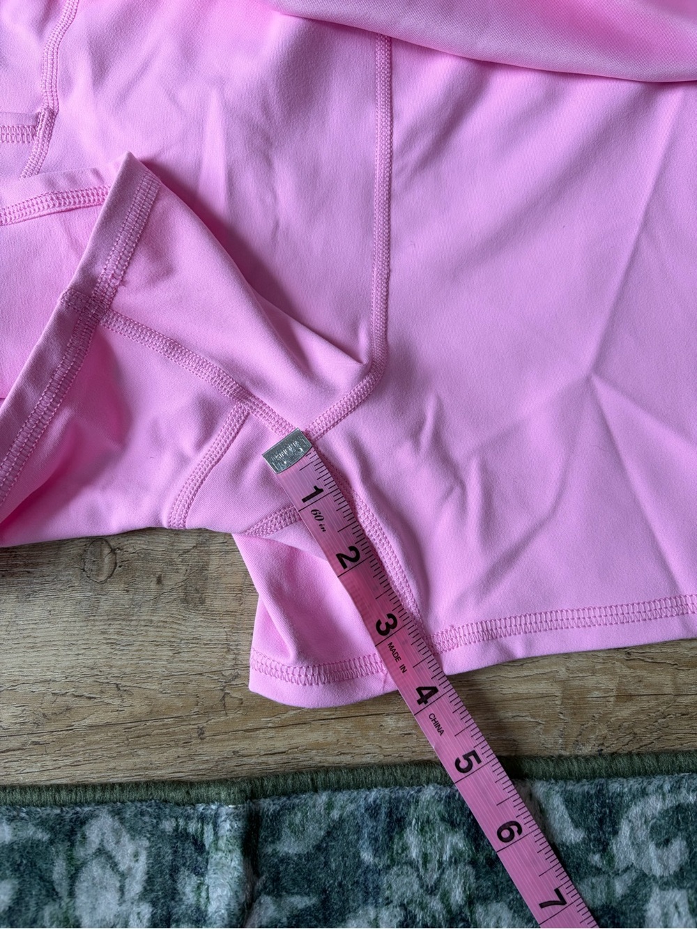 Joy Lab Pink White Stripe Athletic Skirt with Built in Shorts Athleisure - Picture 5 of 10